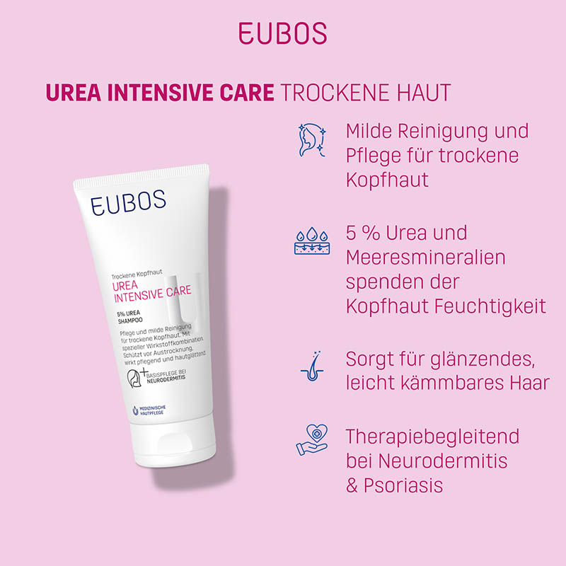 EUBOS TROCKENE Haut Urea 5% Shampoo 200 ml Shampoo