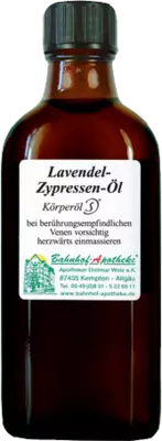 Lavendel-Zypressen-Öl 100 ml Öl