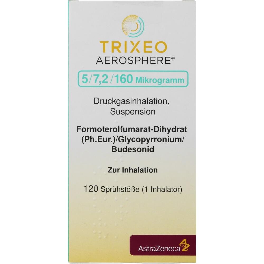 TRIXEO AEROSPHERE 5/7.2/160 120 µg 1 St Dosieraerosol