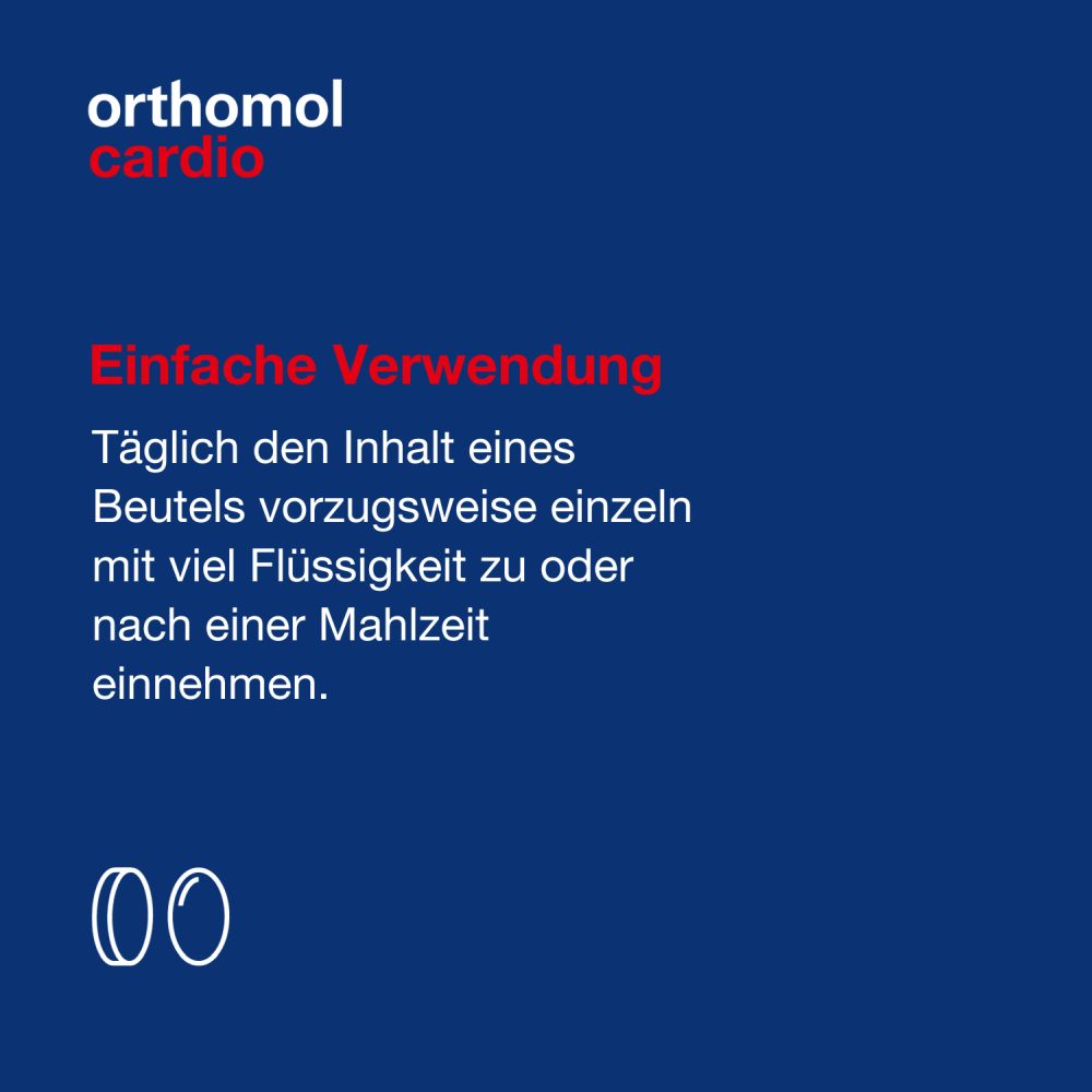 orthomol cardio - mit Magnesium, Omega-3-Fettsäure, Vitamin D - Tabletten/Kapseln