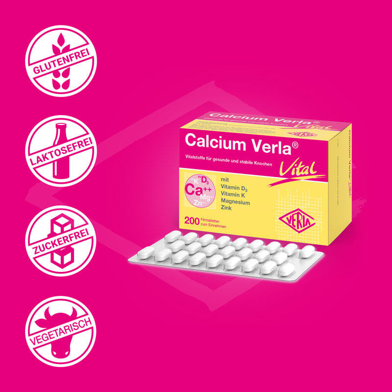 CALCIUM VERLA Vital 200 St Filmtabletten