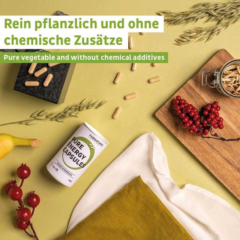 PURE ENERGY CAPSULES VEGAN VITAMIN B12 90 St Kapseln