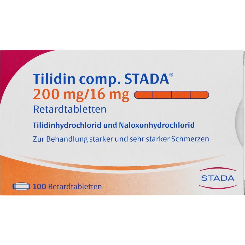 Tilidin comp. STADA 200mg/16mg 100 St Retard-Tabletten