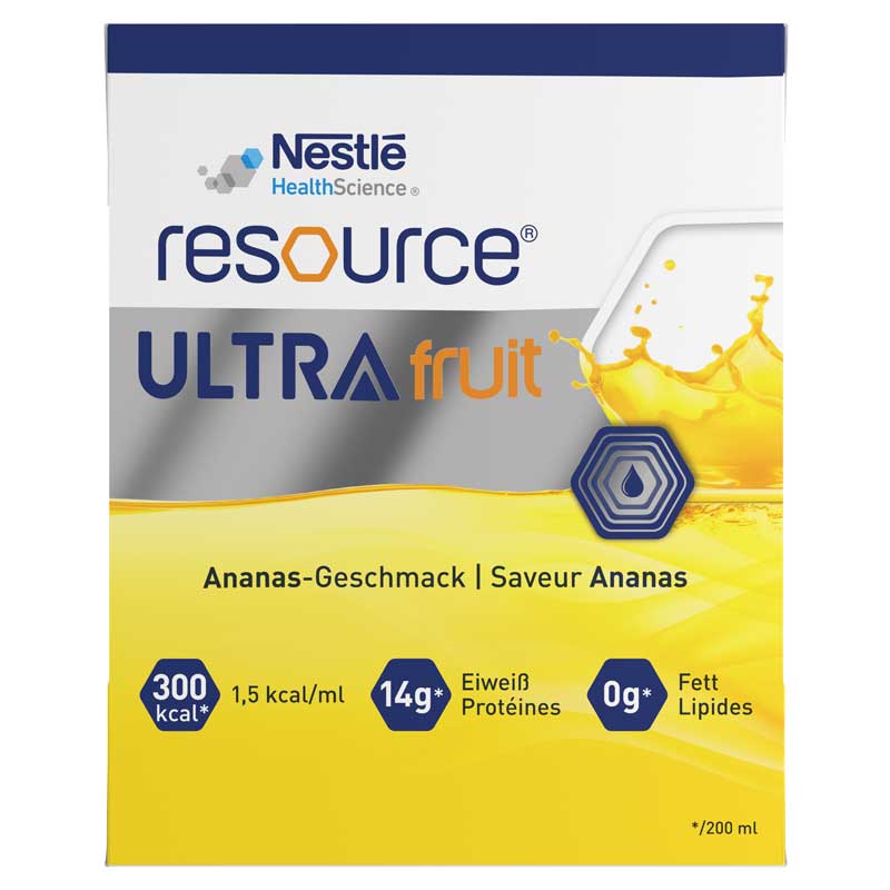 resource ULTRA fruit Ananas 4X200 ml Flüssigkeit