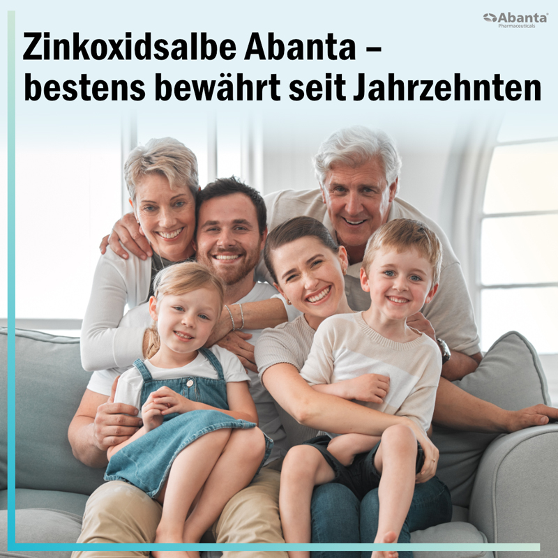 Zinkoxidsalbe Abanta 100 mg/g 100 g Salbe