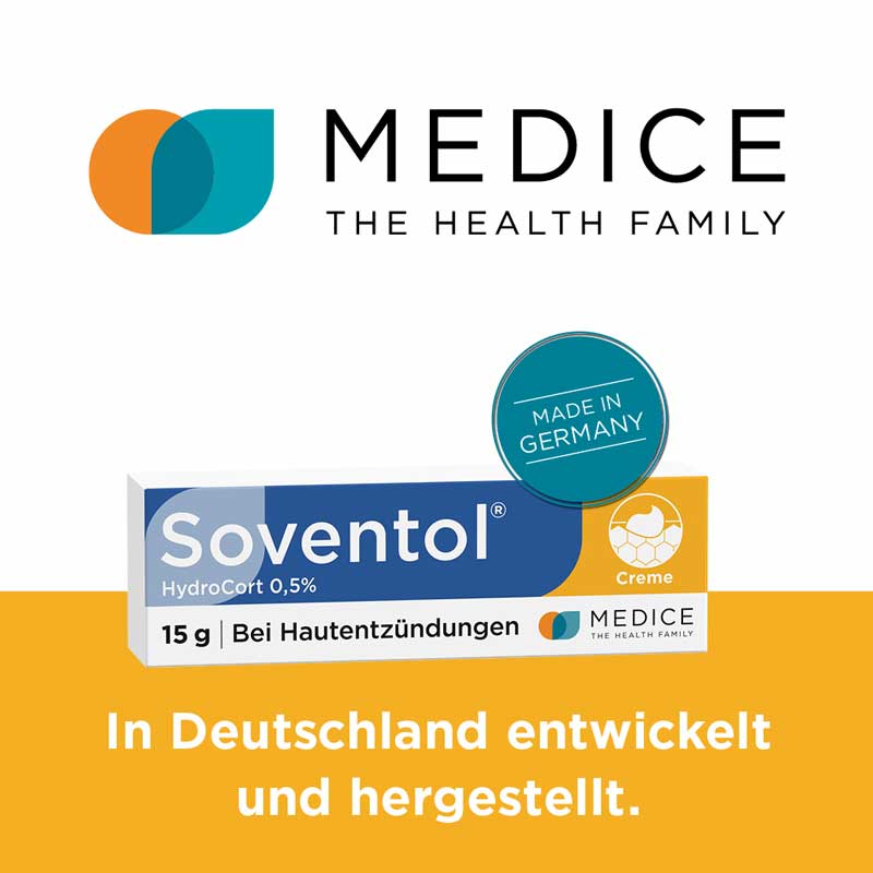 Soventol HydroCort 0,5% bei akuten Hautentzündungen 15 g Creme