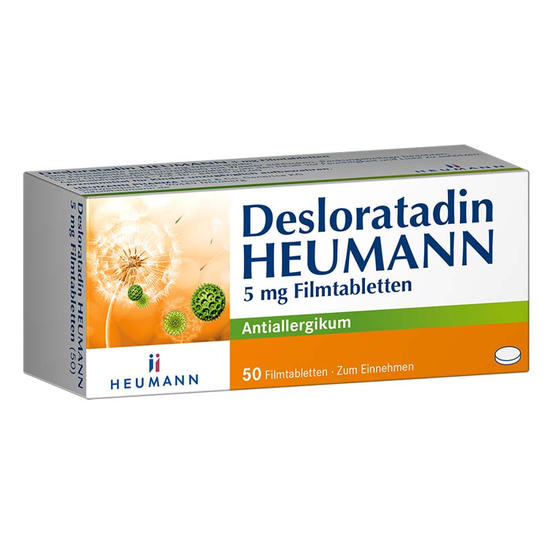 Desloratadin HEUMANN 5 mg Filmtabletten 50 St Filmtabletten