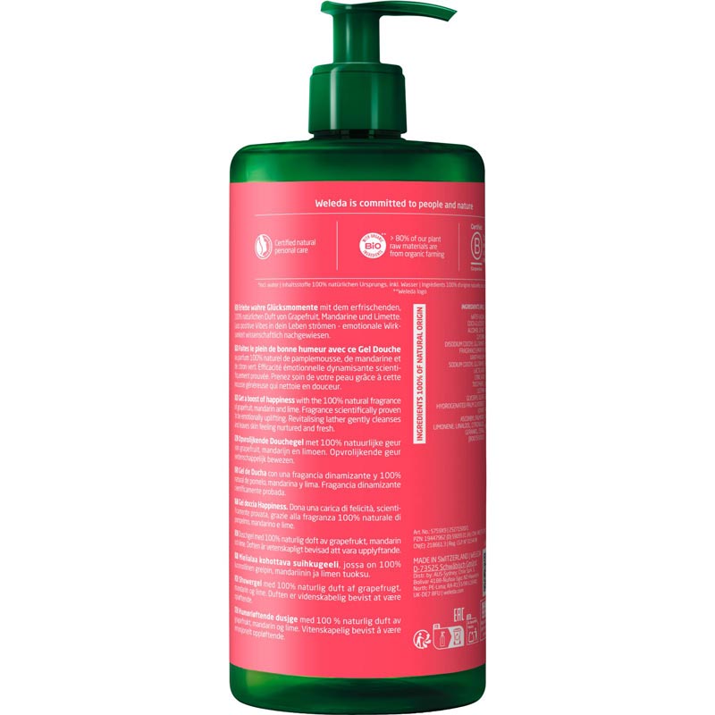 WELEDA Happiness SHOWER GEL  750 ml Duschgel