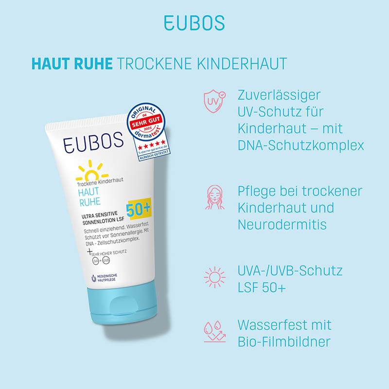EUBOS HAUT RUHE ULTRA SENSITIVE SONNENLOTION LSF 50+ 150 ml Lotion