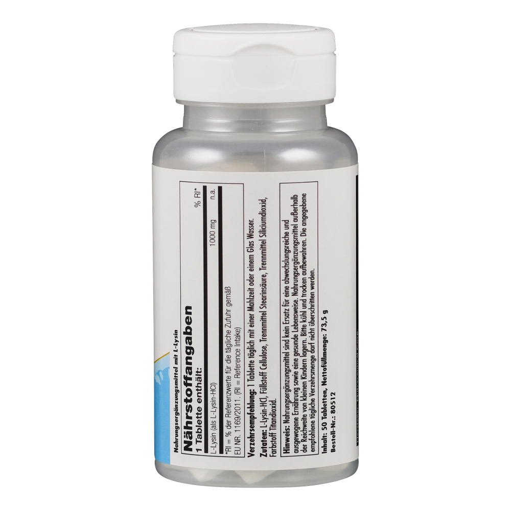 L-Lysin 1000 mg 50 St Tabletten