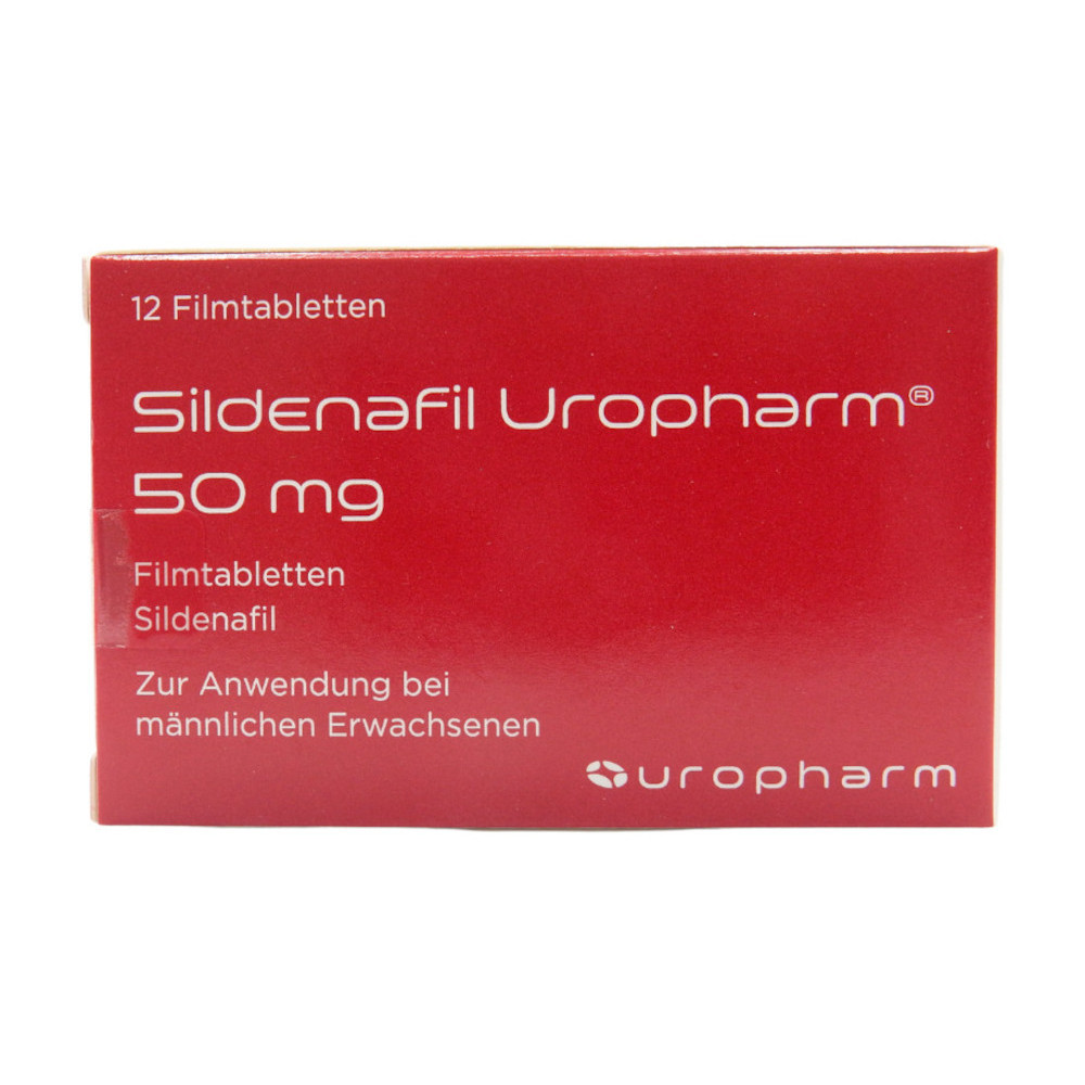 Sildenafil Uropharm 50mg 12 St Filmtabletten