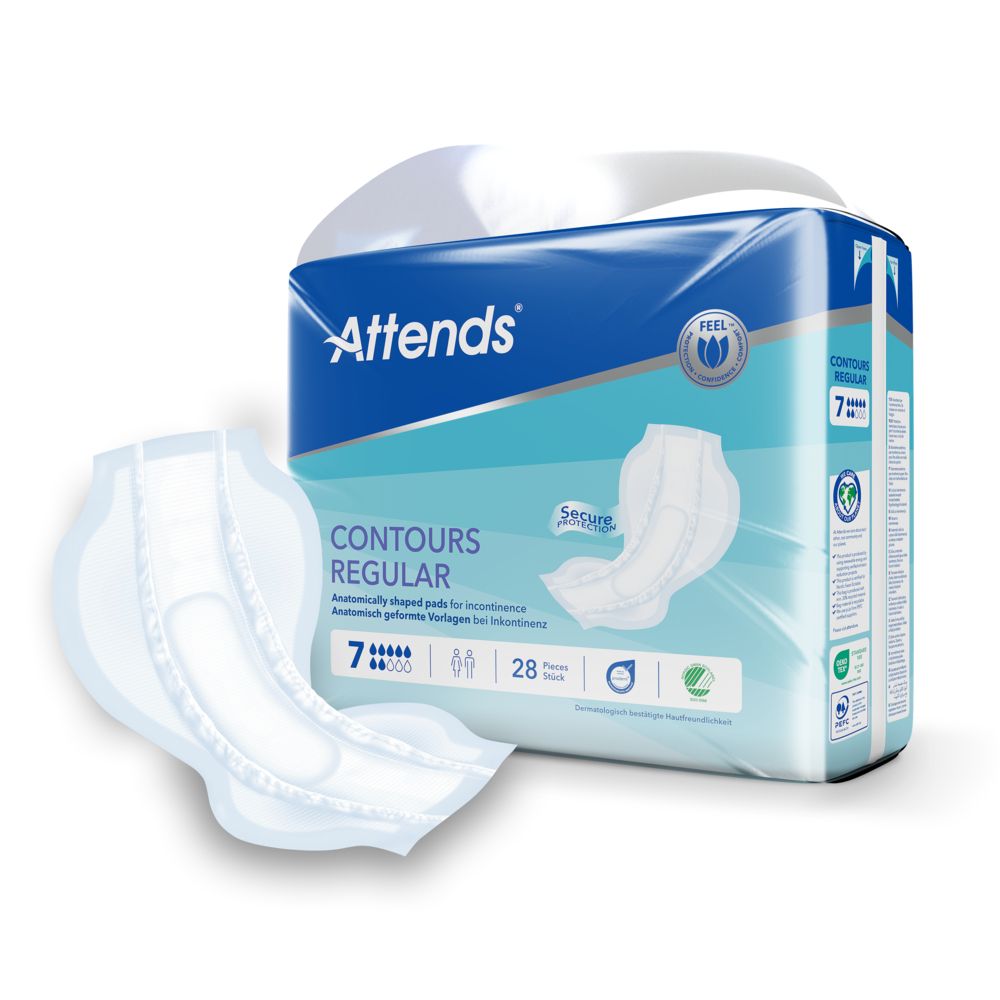ATTENDS Contours Regular 7 Vorlagen 4X28 St