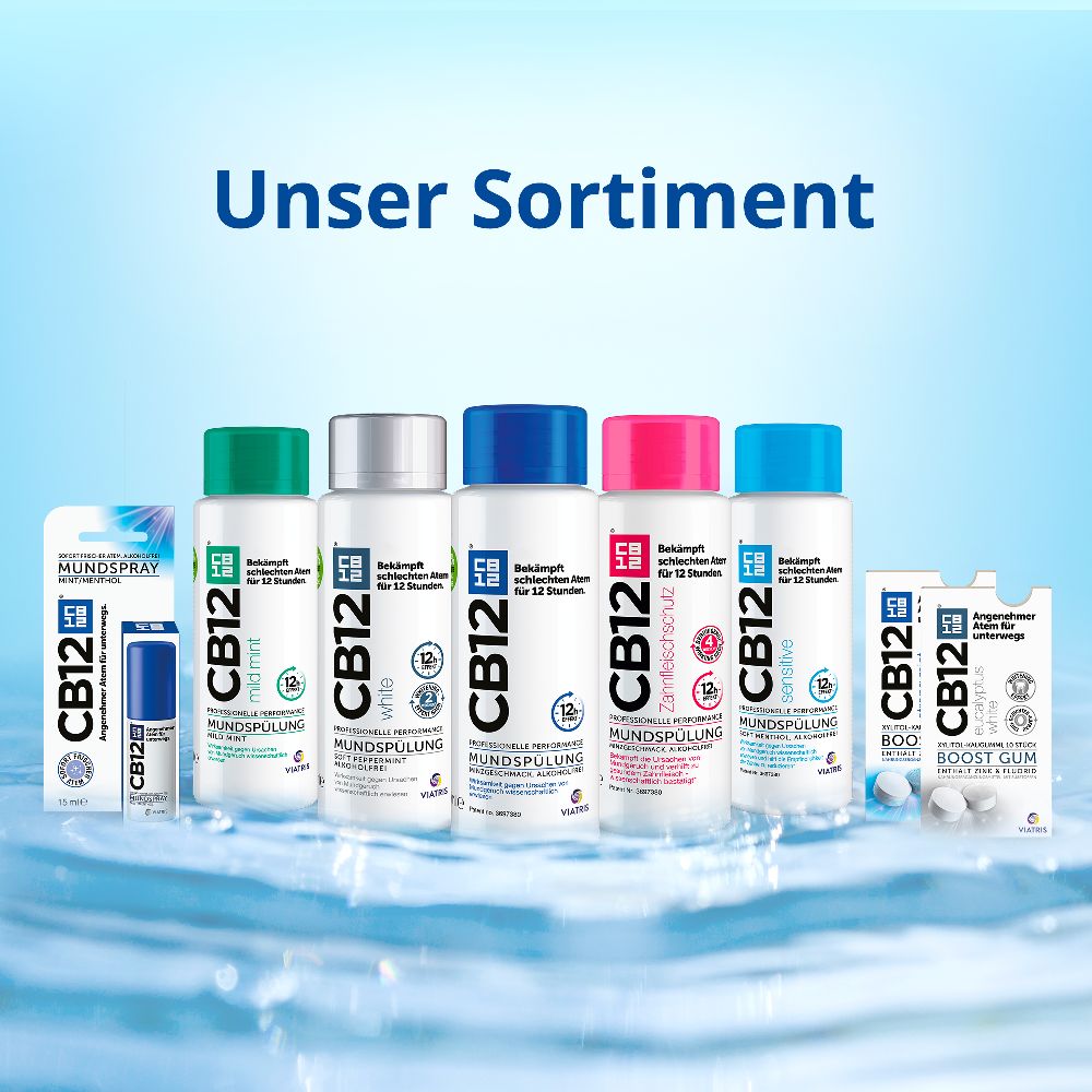 CB12 sensitive M'UNDSPÜLUNG SOFT MENTHOL ALKOHOLFREI 250 ml Spüllösung
