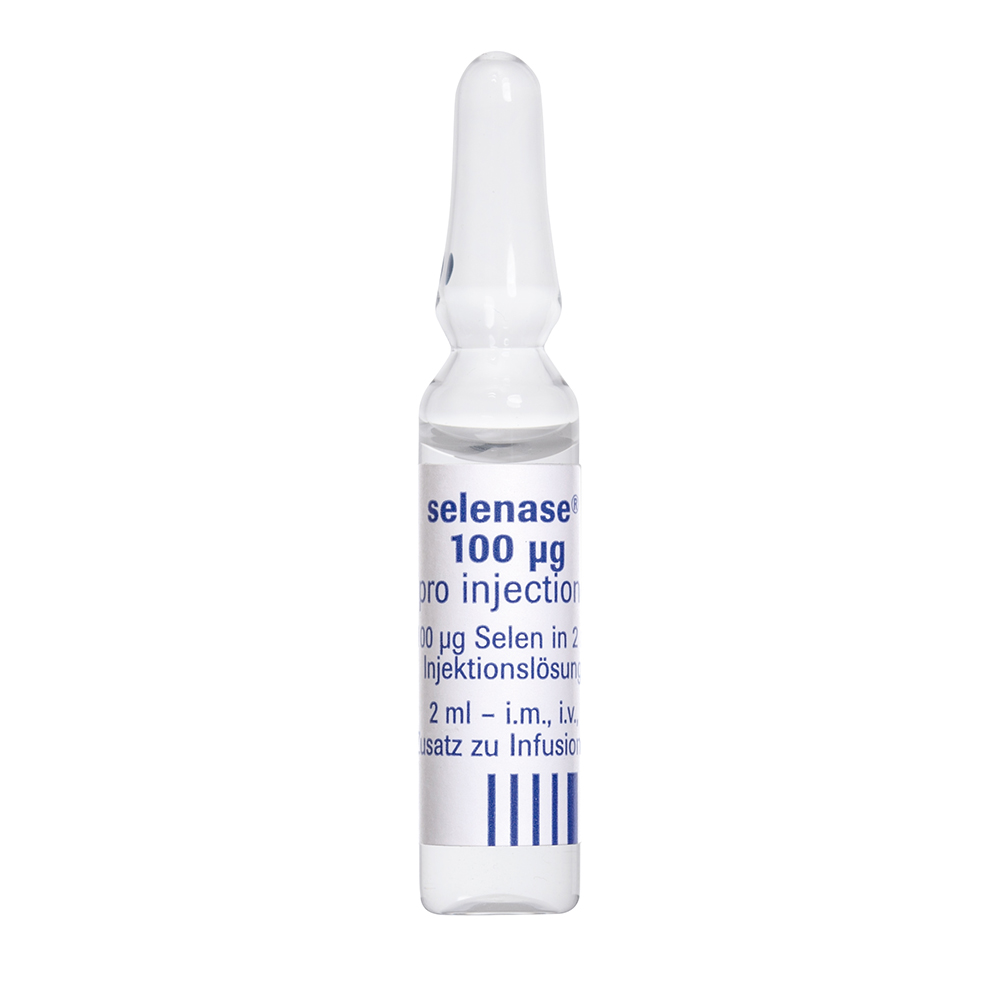 SELENASE 100 µg pro injectione Ampullen 10X2 ml Injektionslösung