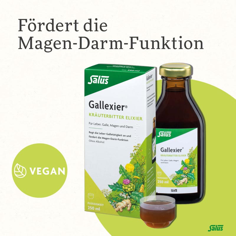 Gallexier Kräuterbitter Elixier 3X20 ml Flüssigkeit zum Einnehmen