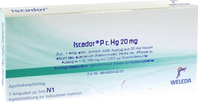 ISCADOR P c.Hg 20 mg Injektionslösung 7X1 ml Injektionslösung
