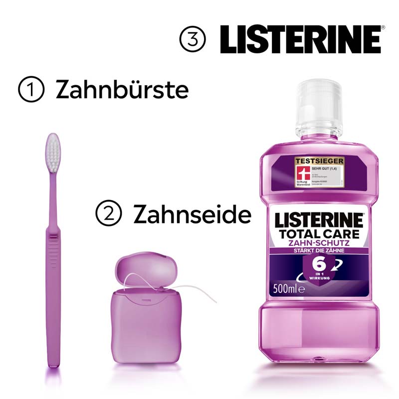 LISTERINE Total Care Zahn-Schutz  500 ml Lösung