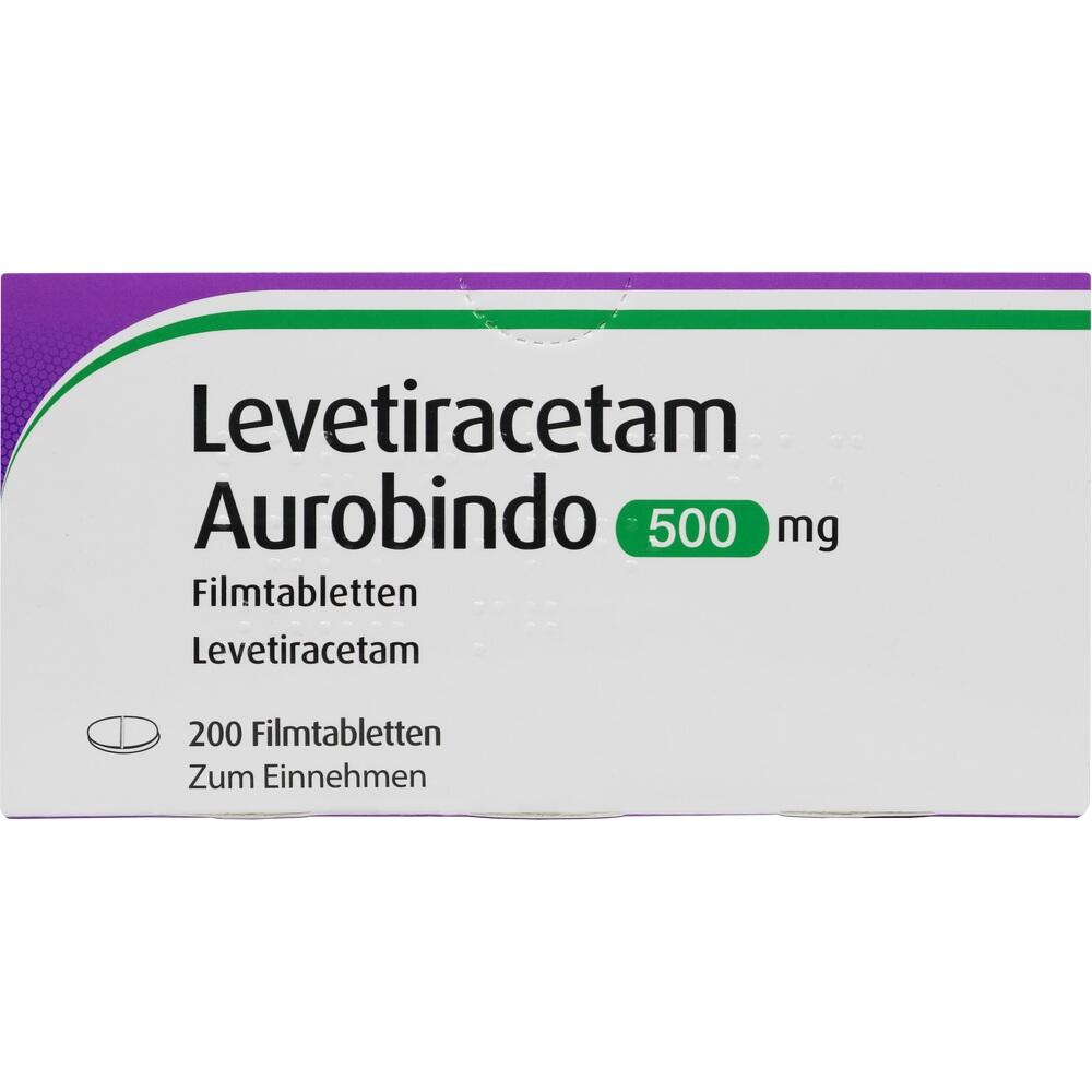 Levetiracetam Aurobindo 500mg 200 St Filmtabletten