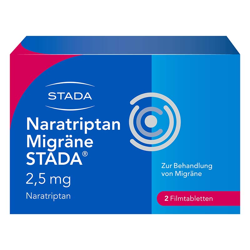 Naratriptan Migräne STADA 2,5 mg 2 St Filmtabletten