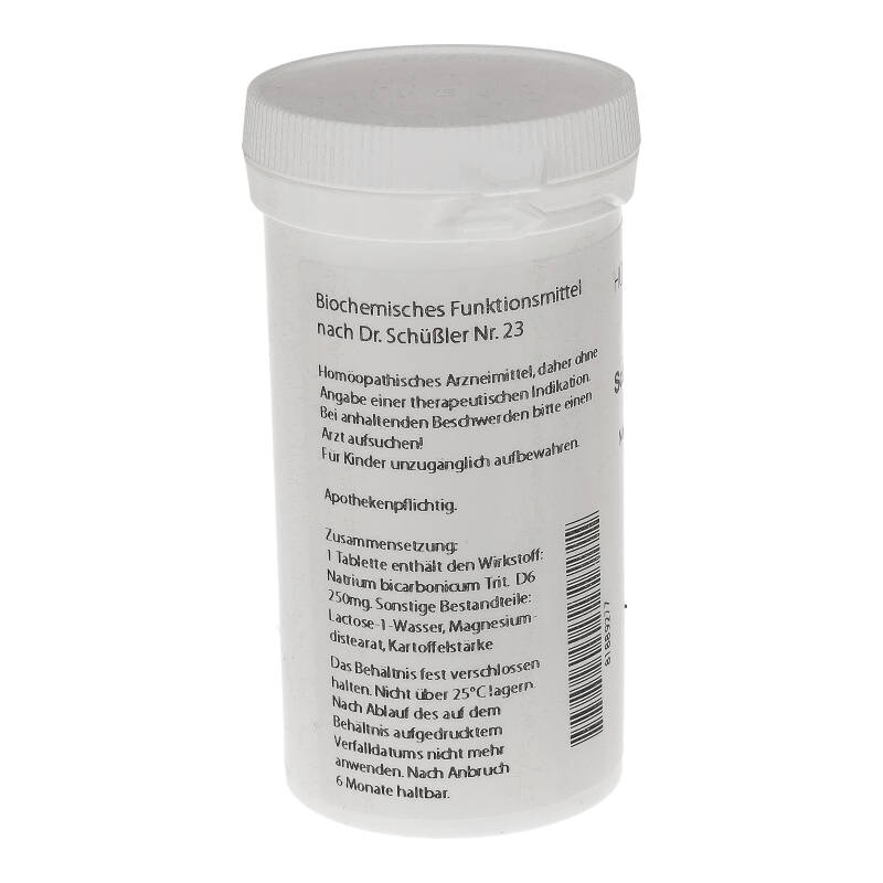 HOMOEOPATHIEFUCHS Schüssler-Salz Nummer 23 Natrium bicarbonicum D6 Biochemie 400 St Tabletten