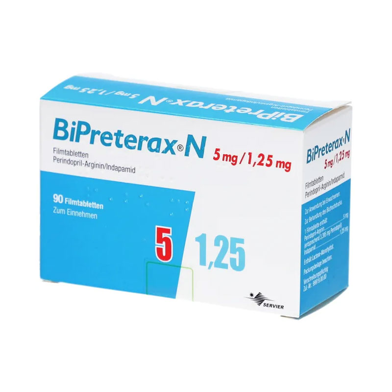 BiPreterax N 5 mg/1,25 mg 90 St Filmtabletten