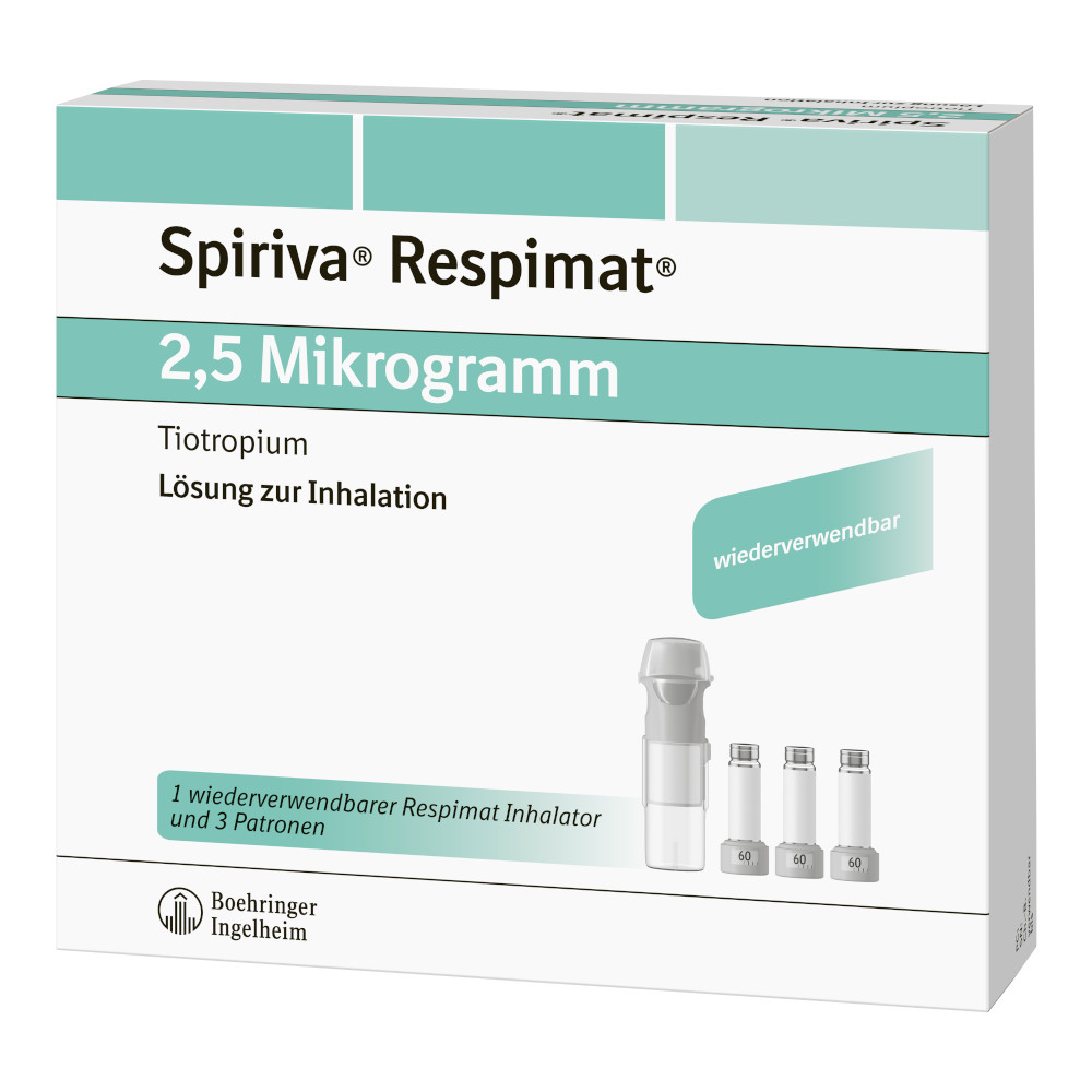 Spiriva Respimat 2.5 Mikrogramm 3X4.0 ml Inhalationslösung