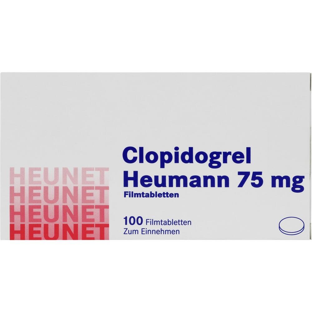 Clopidogrel Heumann 75mg Heunet 100 St Filmtabletten