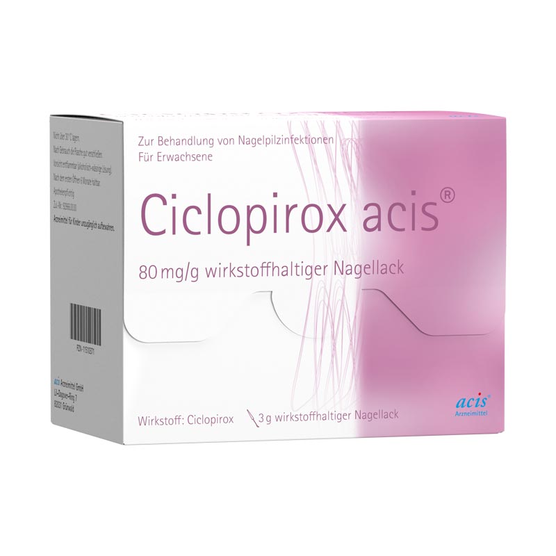 Ciclopirox acis 80mg/g 3 g Wirkstoffhaltiger Nagellack