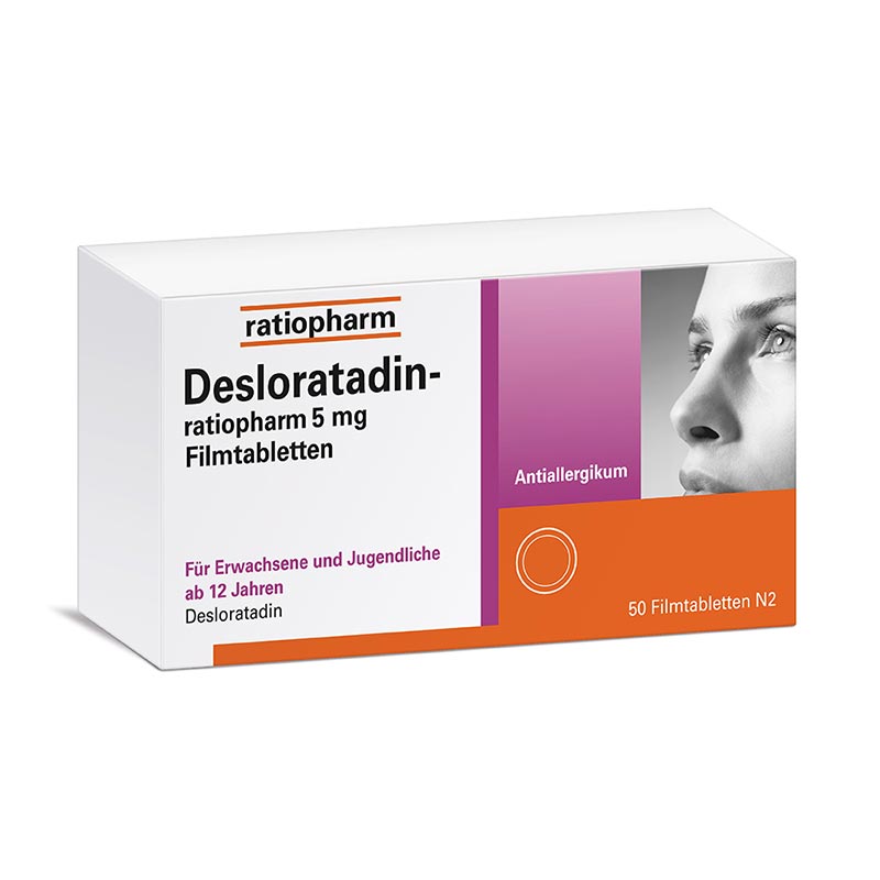 Desloratadin ratiopharm - bei Allergien 50 St Filmtabletten