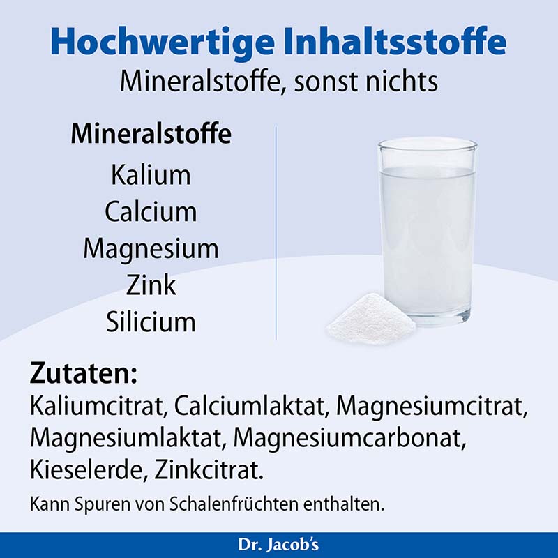 Dr. Jacob's Basenpulver pur Basen-Citrat-Laktat + Mineralstoffe