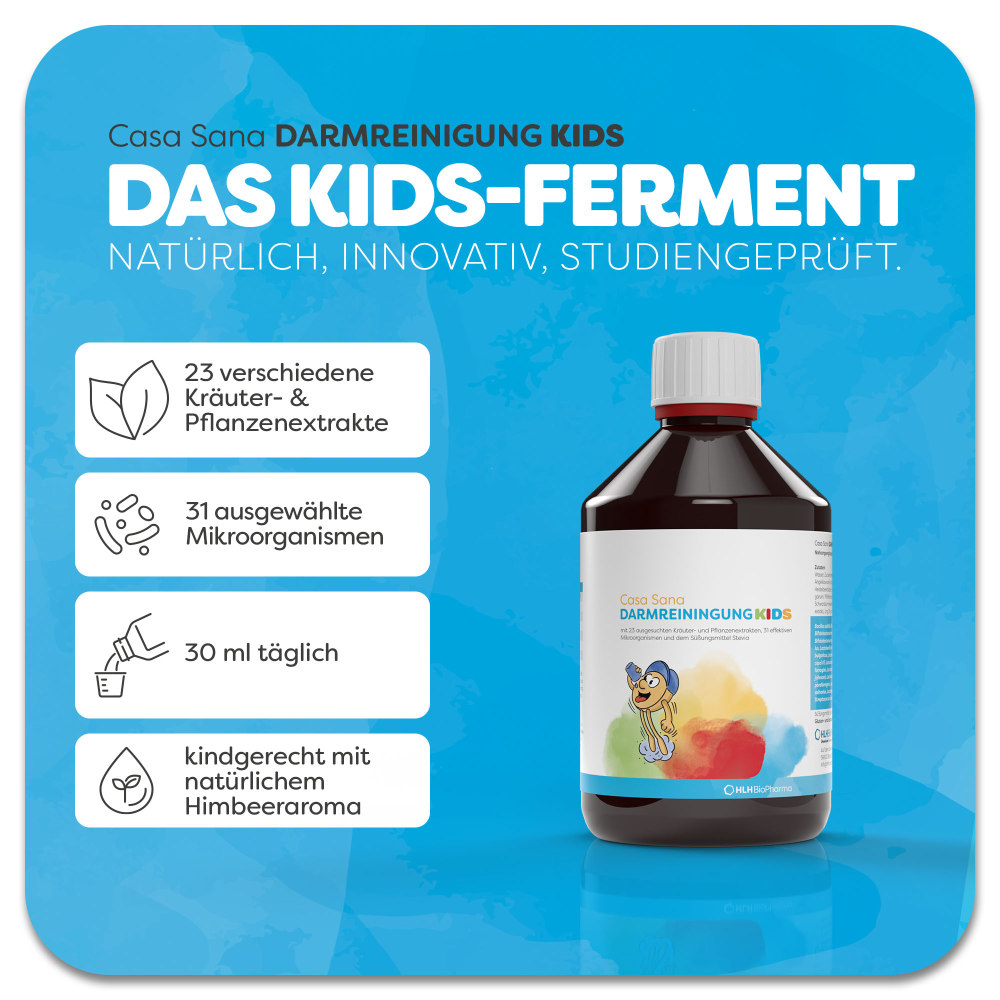 Casa Sana Darmreinigung KIDS 500 ml Flüssigkeit zum Einnehmen