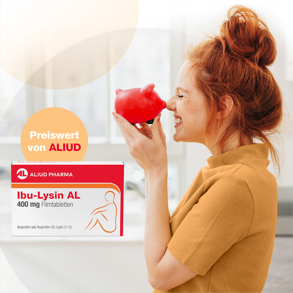 Ibu-Lysin AL 400 mg Filmtabletten bei akuten Schmerzen
