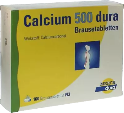 Calcium 500 dura 100 St Brausetabletten