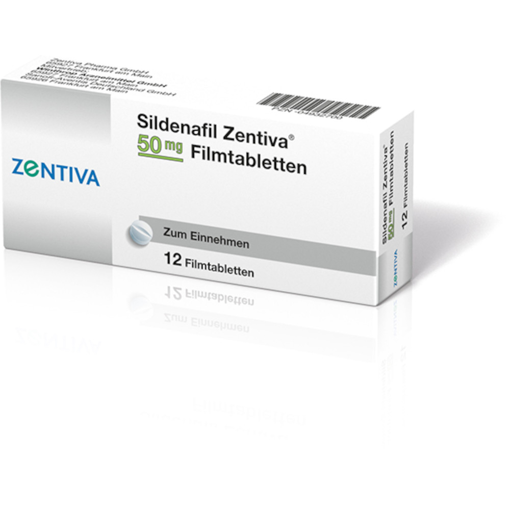 Sildenafil Zentiva 50mg 12 St Filmtabletten
