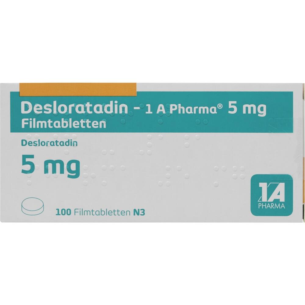 Desloratadin-1 A Pharma 5mg 100 St Filmtabletten