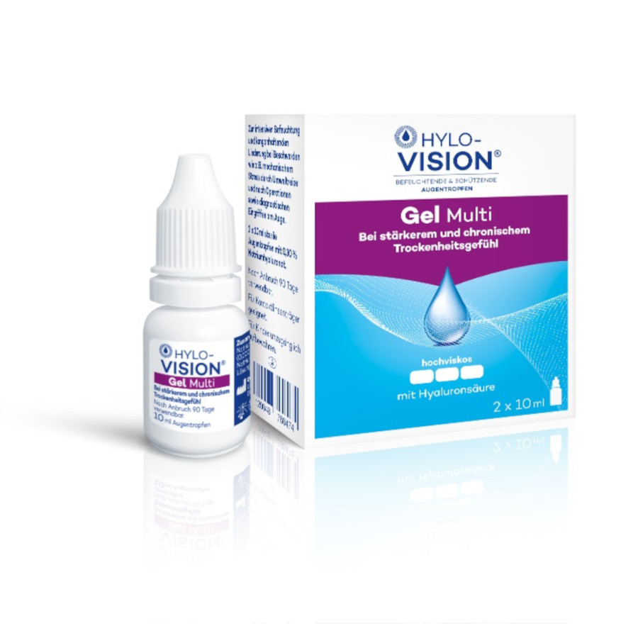 HYLO-VISION Gel Multi 2X10 ml Augentropfen