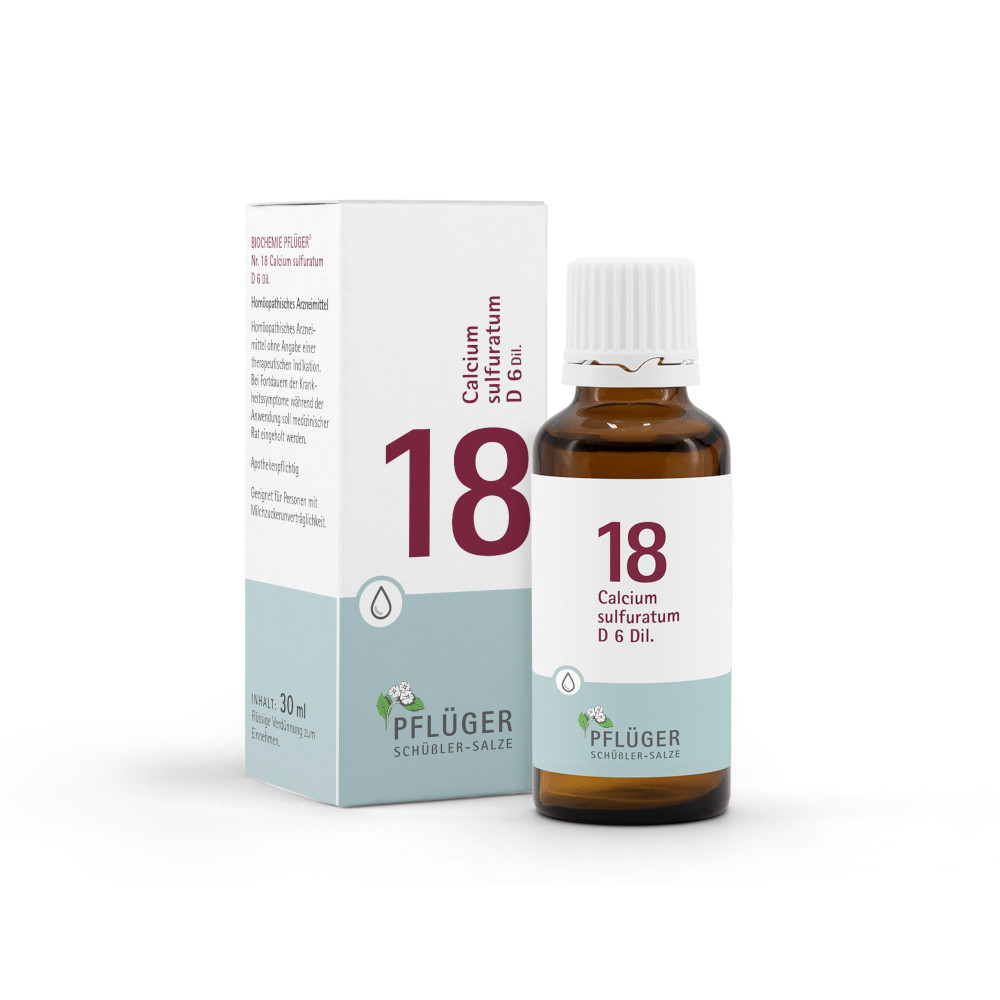 Schüßler-Salz Nr. 18 Calcium sulfuratum D6 30 ml Tropfen