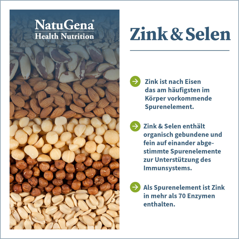 NatuGena Zink & Selen 120 St Tabletten