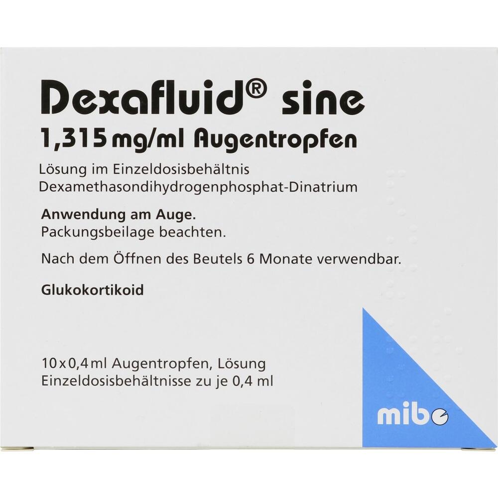 DEXAFLUID sine 1,315 mg/ml 10X0.4 ml Augentropfen