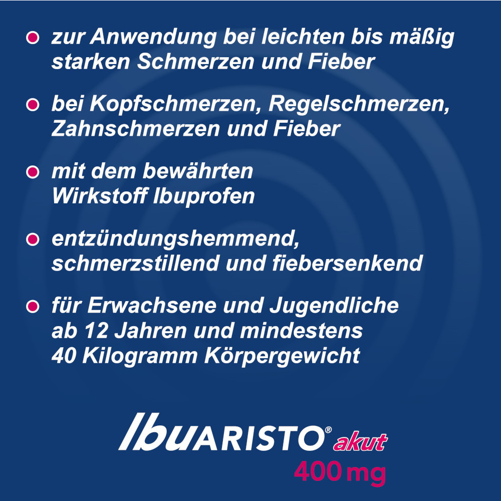 Ibu ARISTO akut 400 mg  10 St Filmtabletten