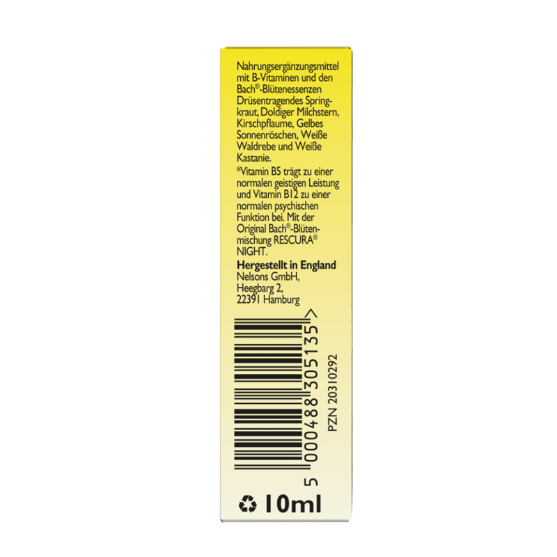 Bach RESCURA NIGHT TROPFEN Kids ALKOHOLFREI 10 ml Tropfen