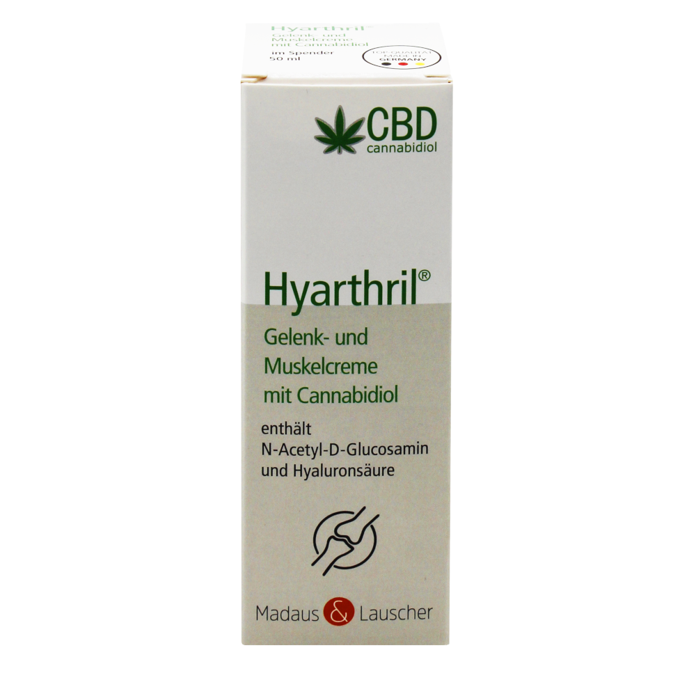 Hyarthril Gelenk- und Muskelcreme mit Cannabidiol 50 ml Creme