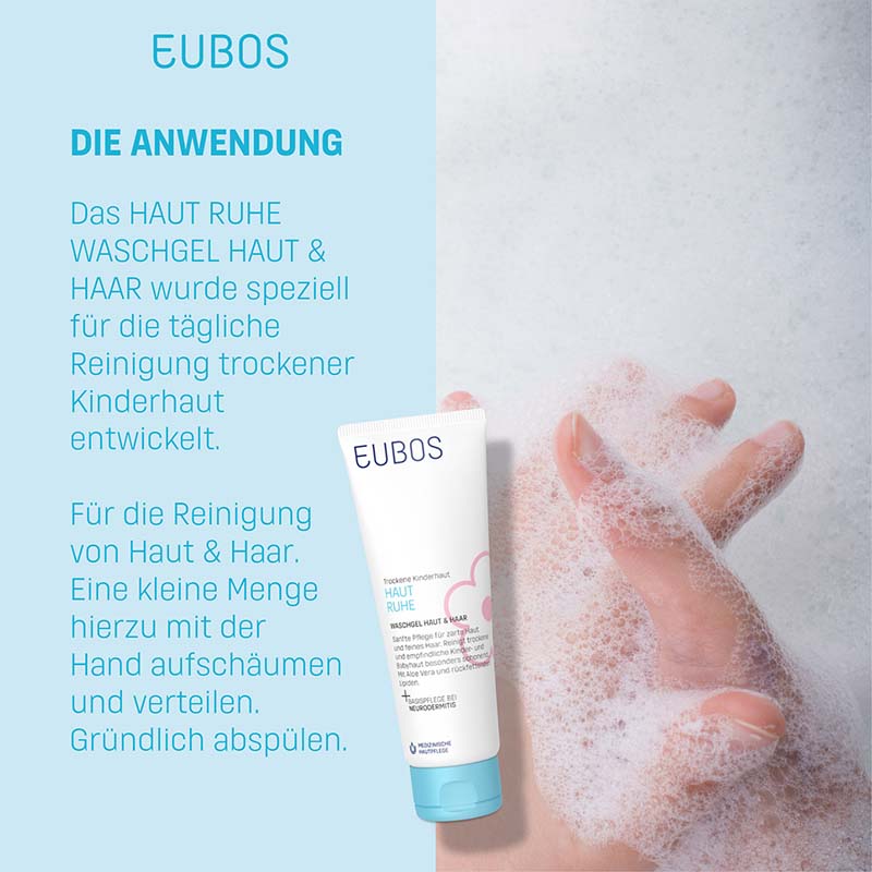 EUBOS KINDER HAUT RUHE WASCHGEL 125 ml Gel