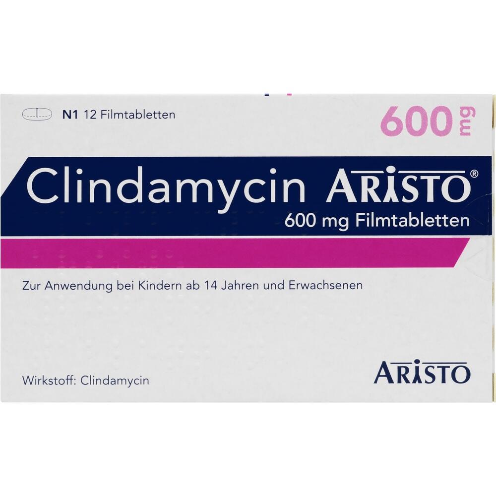 Clindamycin Aristo 600mg 12 St Filmtabletten