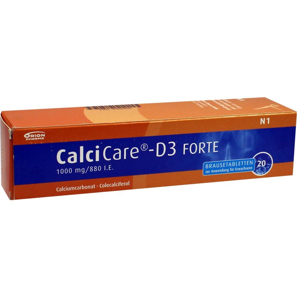 CalciCare-D3 FORTE 1000mg/880 I.E. 20 St Brausetabletten
