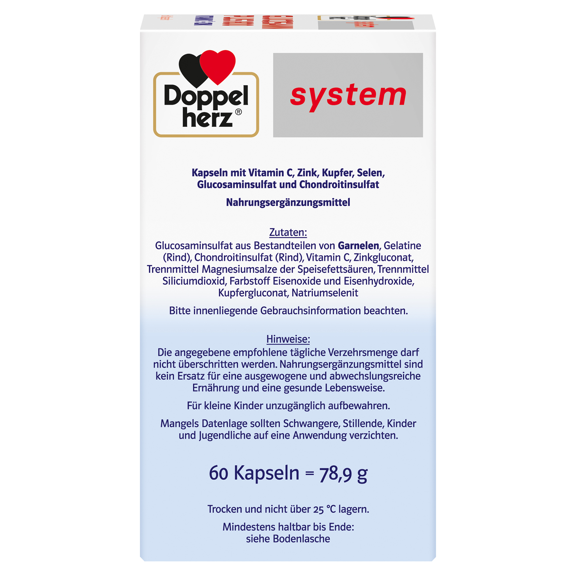Doppelherz system GLUCOSAMIN PLUS 800 60 St Kapseln