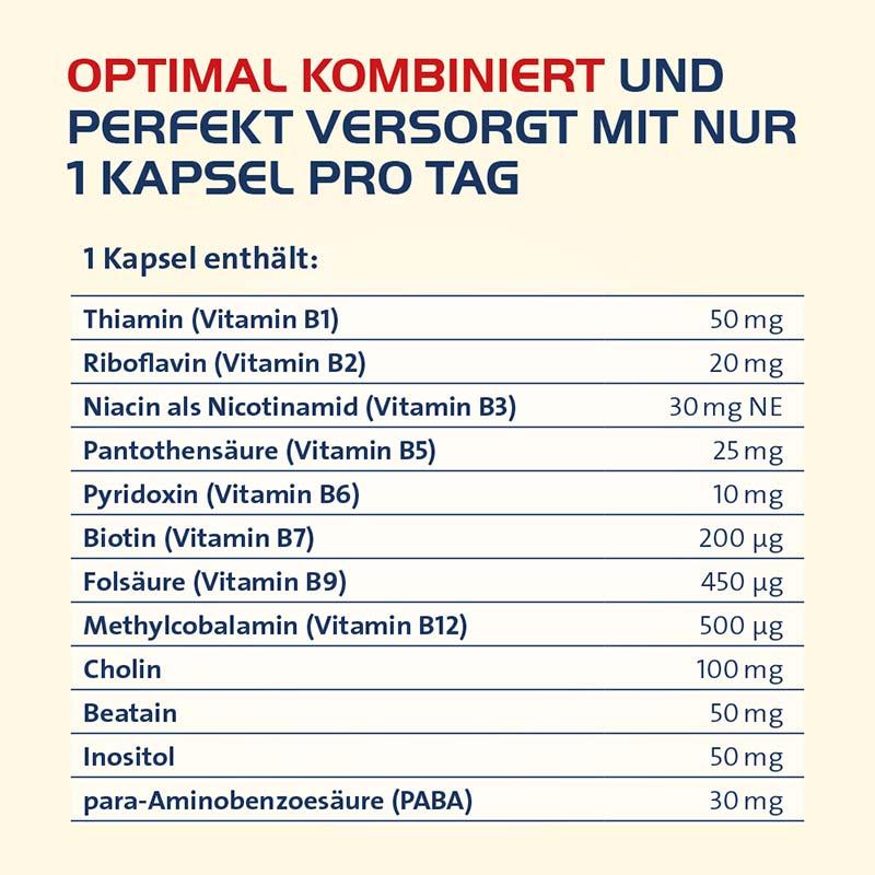 VITAMIN B COMPLETE HEVERT ALL-IN-ONE 120 St Kapseln