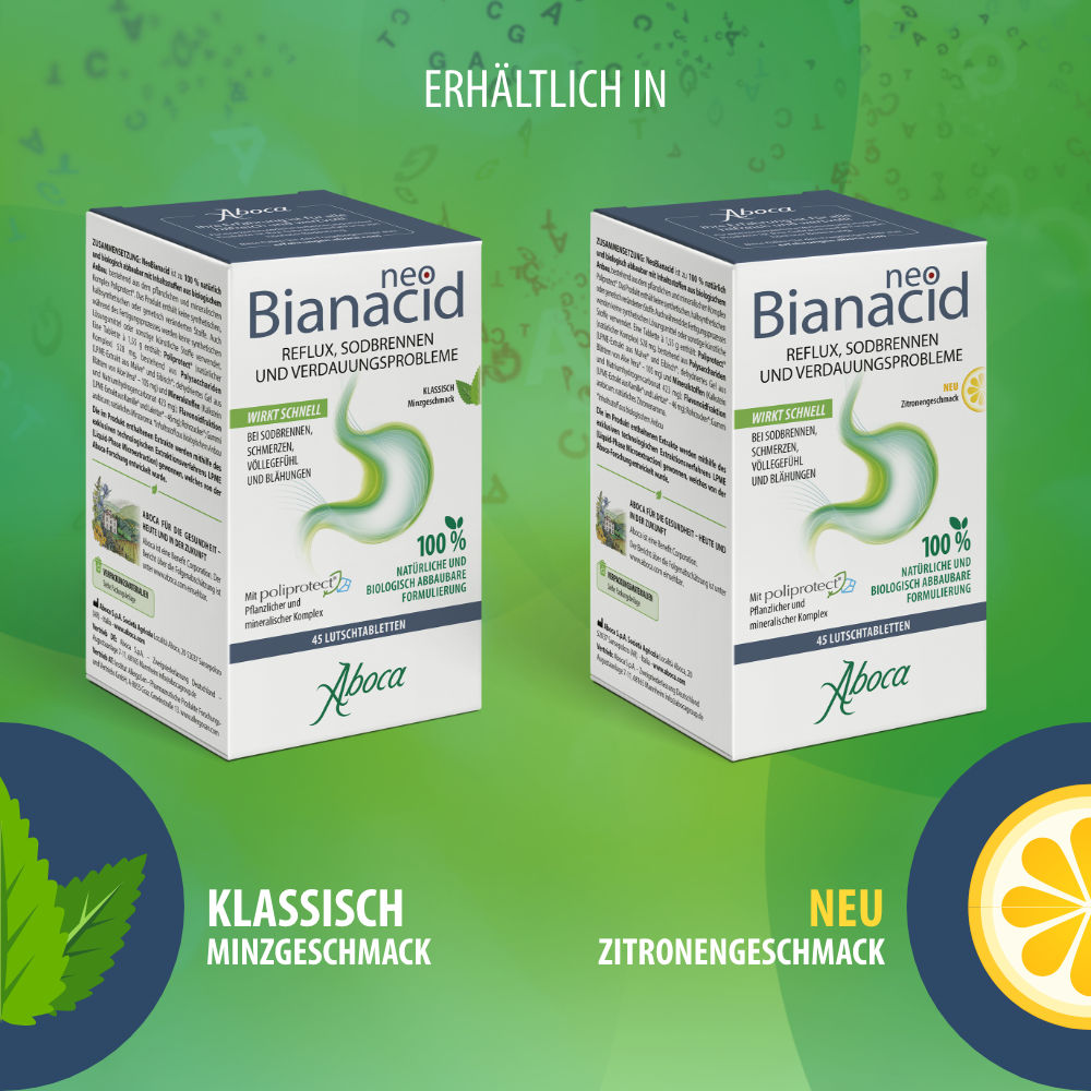 neo Bianacid  Zitronengeschmack 14 St Lutschtabletten