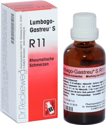 LUMBAGO GASTREU S R 11 Tropfen zum Einnehmen 22 ml Mischung