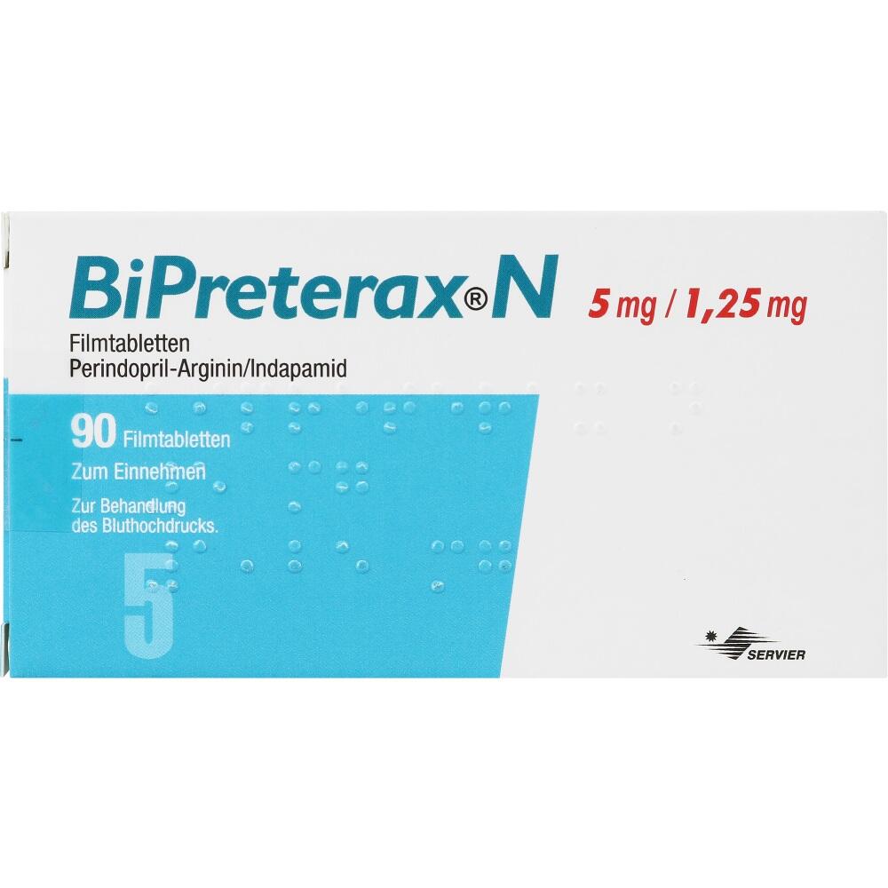 BiPreterax N 5 mg/ 1,25 mg 90 St Filmtabletten